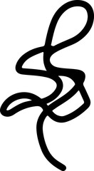 Thread Vector Silhouette