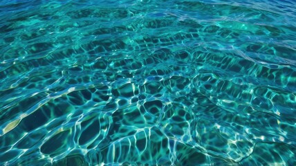 Obraz premium Crystal Clear Sea Waves