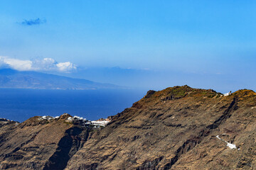 Trek entre Oia et Fira