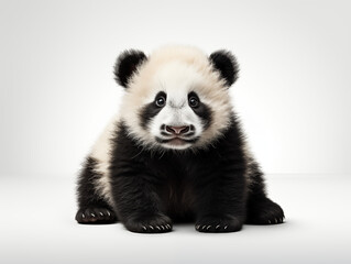 Obraz premium a panda on an isolated background