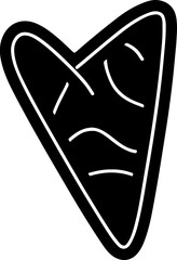 Heart Doodle Vector Silhouette