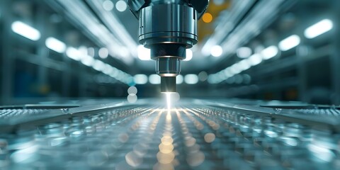 Advanced robotic technology for metalwork Direct metal deposition and laser melting. Concept Advanced Robotics, Metalwork, Direct Metal Deposition, Laser Melting Technology