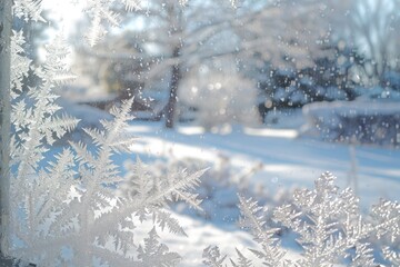 Fototapeta premium snow covered trees
