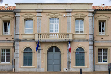 Gruissan. France. 05-22-2024. House  at Gruissan. France.