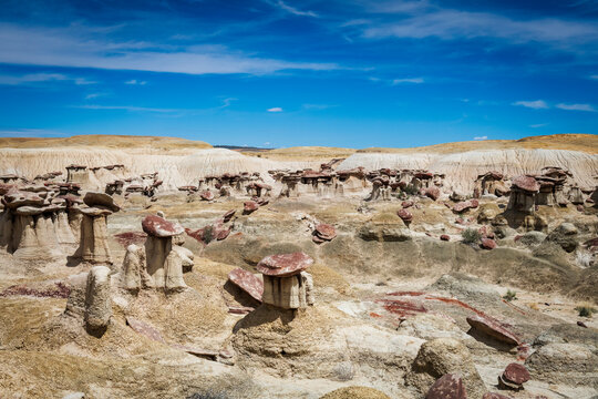 Typical hoodoos in Ah shi sle pah wilderness