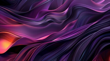 Fototapeta premium Abstract Purple and Orange Swirling Pattern