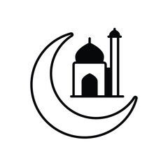 Eid al fitr vector icon