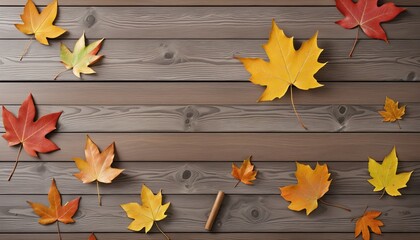 Rustic Autumn Leaves Decoration