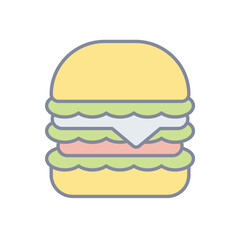 burger vector icon