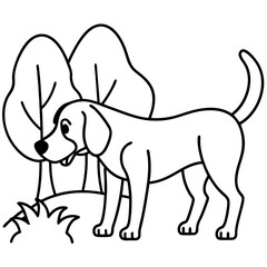 Dog breeds coloring pages