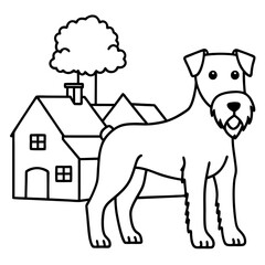 Dog breeds coloring pages