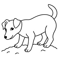 Dog breeds coloring pages