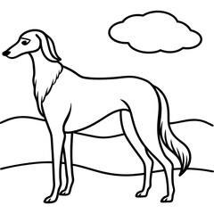 Dog breeds coloring pages