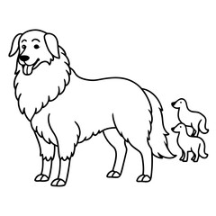 Dog breeds coloring pages