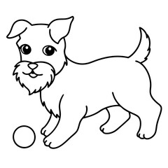 Dog breeds coloring pages