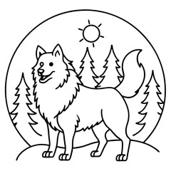 Dog breeds coloring pages