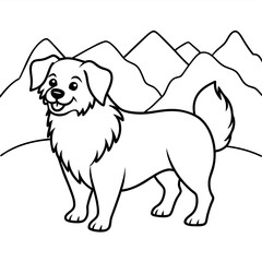 Dog breeds coloring pages