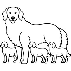 Dog breeds coloring pages