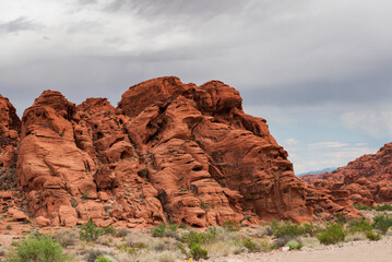 Fototapeta premium Valley of Fire landscape Moapa Valley Nevada