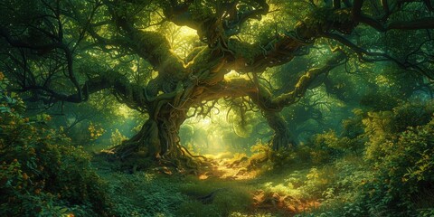 Mystical Forest Path