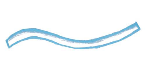 Light blue pencil strokes isolated on transparent background.