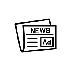 Advertising icon template