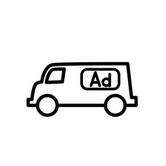 Advertising icon template