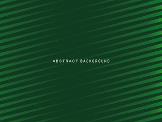 Futuristic green lines abstract background. Geometric green lines form abstract vector background. Technology background in green modern style.