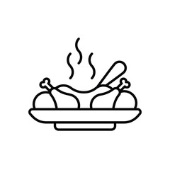 Biryani vector icon