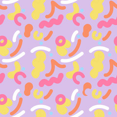 Colorful abstract seamless pattern