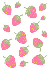 Pink Strawberry Pattern