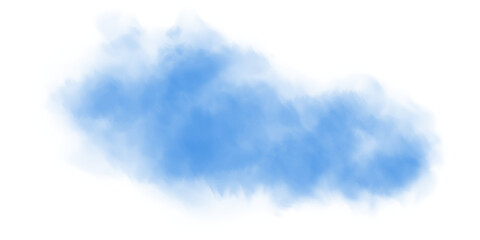 Fog or smoke. Blue smog clouds on floor, isolated transparent special effect. Morning fog over land or water surface, magic haze. PNG.
