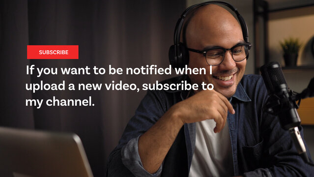 Subscribe Designed Text Animation