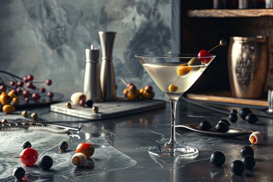 the most elegant, the most beautiful, delicous Martini cocktail