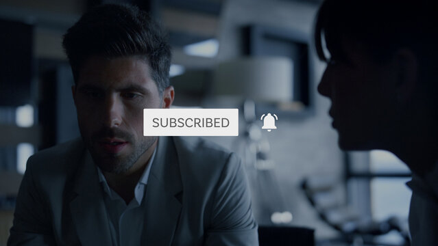 Subscribe Button Animation for Podcast Videos