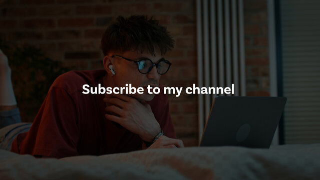 Subscribe Animation with Modern and Clean Design
