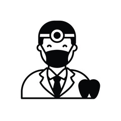 Dentist vector icon