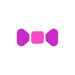 Beauty cloth icon solid color pink