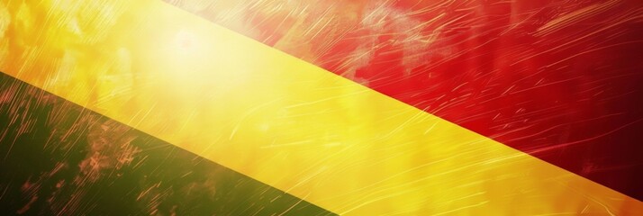 Horizontal banner. Celebration of Bolivia Independence Day. Bolivia national flag. Free space for text, copy space