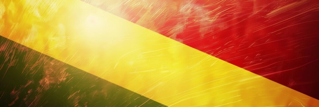 Horizontal banner. Celebration of Bolivia Independence Day. Bolivia national flag. Free space for text, copy space