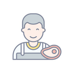 Butcher vector icon