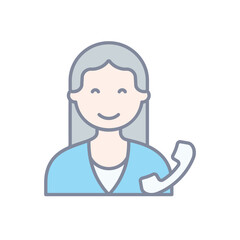 Secretary vector icon