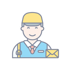 Postman vector icon