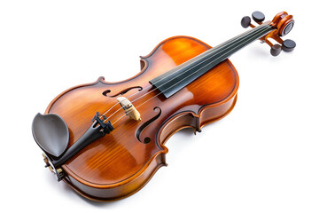 Fototapeta premium Violin on a white background.