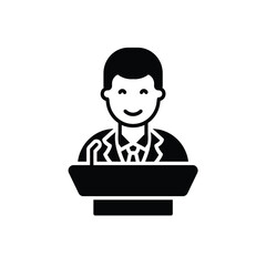 Politician vector icon