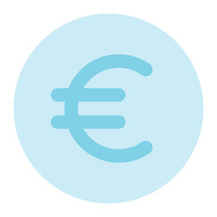 Obraz premium euro icon for illustration 