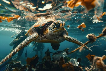 Underwater Heroes: The Crucial Role of Divers in Protecting Marine Life from Human Waste