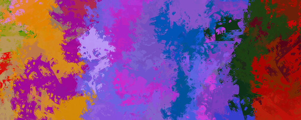 Obraz premium colorful background, brush strokes Background, colorful brush strokes, multi color background, Color Brush Strokes.