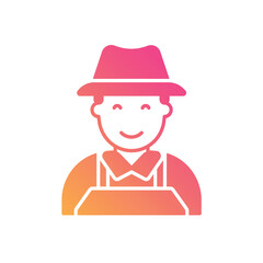 Gardener vector icon