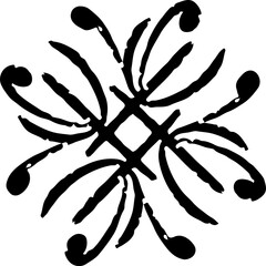 Fototapeta premium Floral Design. Mandala. Chakra. Decoration.